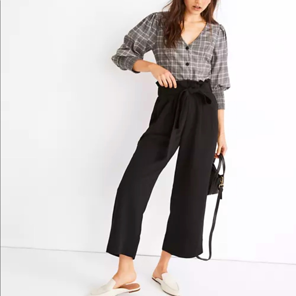 Madewell Huston Pull-On Crop Pants